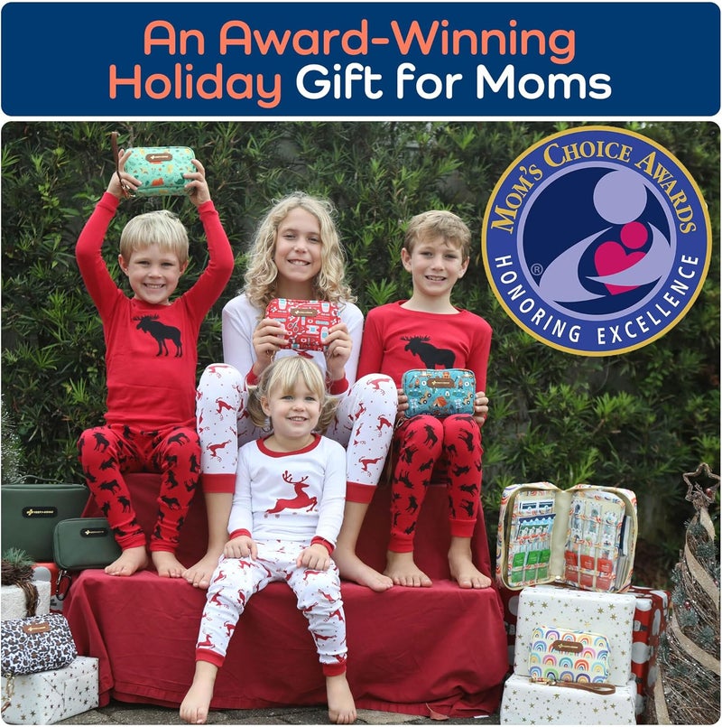 KEEP GOING Travel First Aid Kit for Kids – 130 Pc. for Car, Home, Purse, Diaper Bag & Backpack with Latex-Free Bandages - Mini First Aid Kit Travel Size TSA-Approved - Image 2